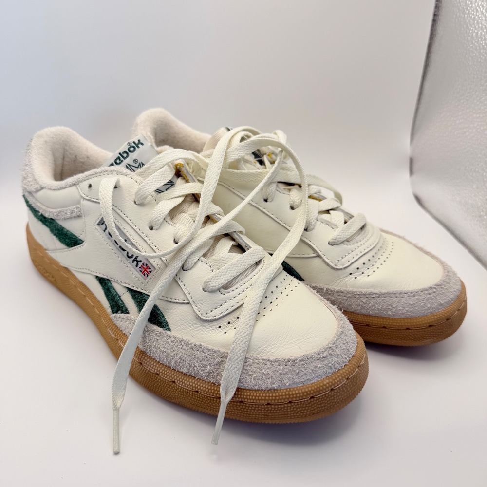 Madewell x Reebok Club C Revenge Sneakers Women's SZ 7 Casual Shoe Green